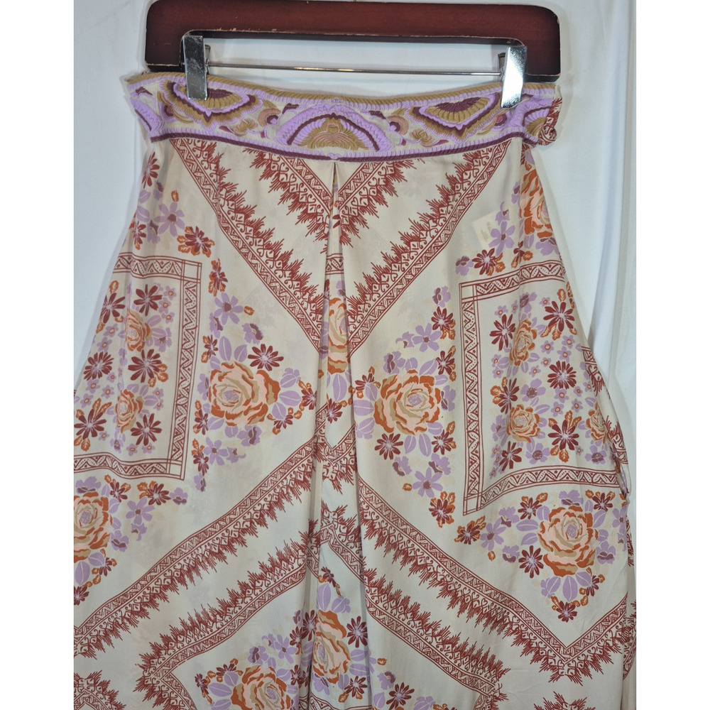 Free People Serendipity Jumpsuit Cream Tea Rose Strapless Small - Picture 4 of 13